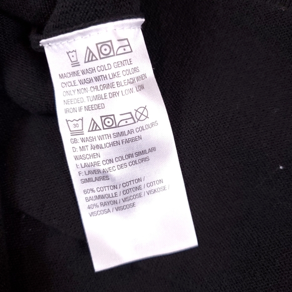 Isaac Mizrahi Live Black Long Sleeve Crew Neck Sweater - Picture 4 of 4